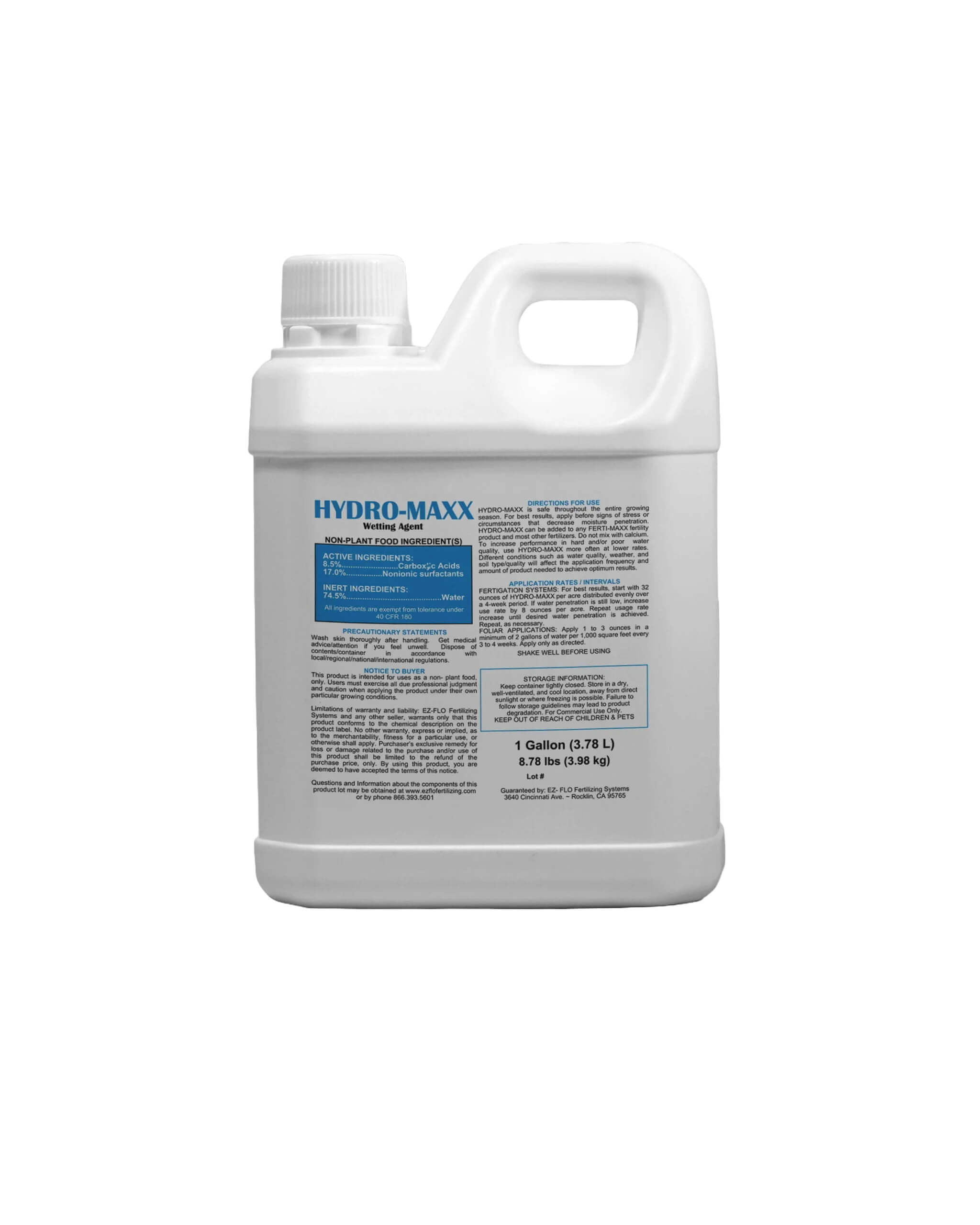 HYDRO MAXX Surfactant and Penetrant for Water Reduction - 1 Gal Jug