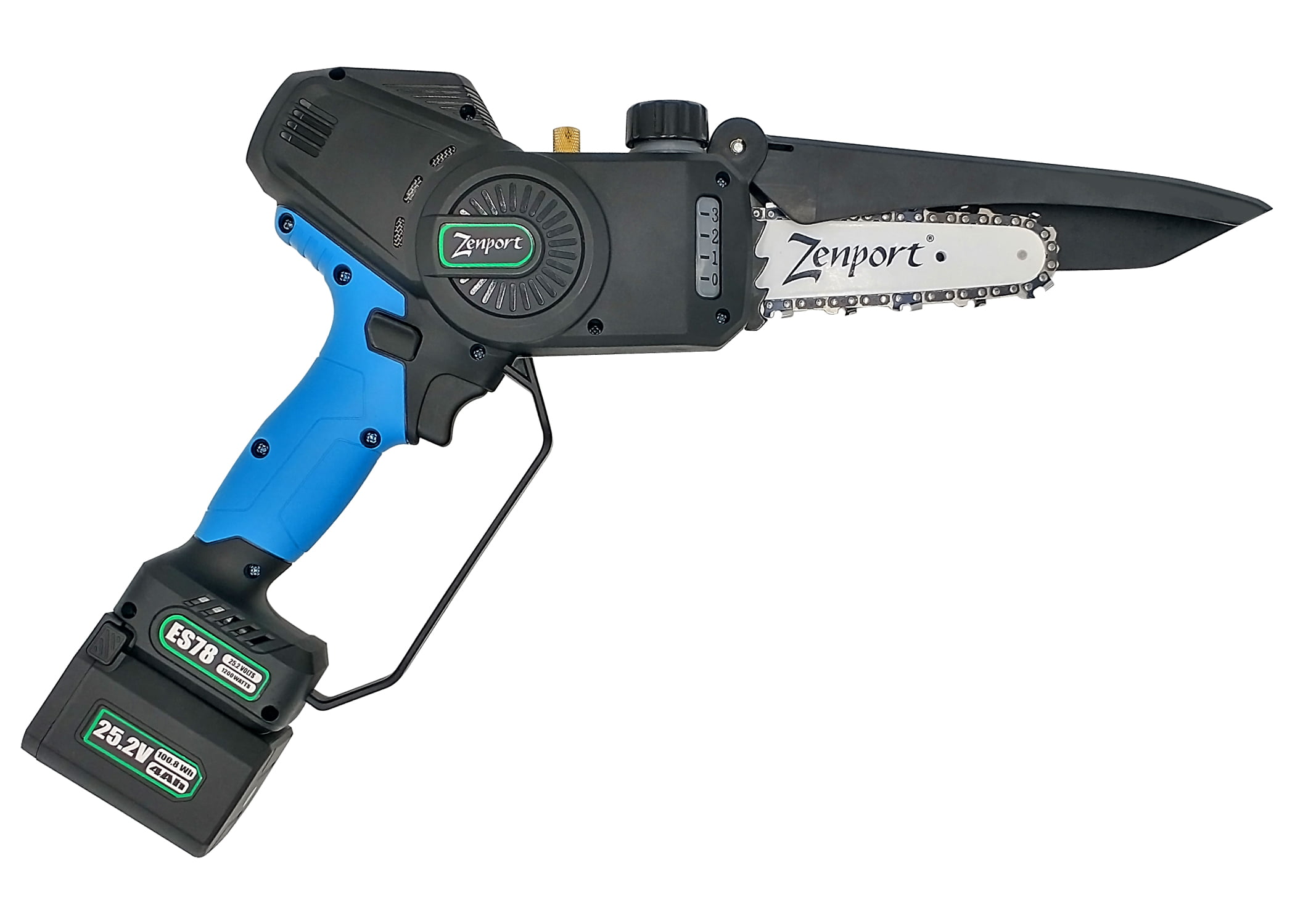 Zenport Cordless, Battery Powered 6" Blade Chain Saw