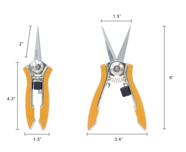 Micro - Trimmer Shear With Long Twin Blades