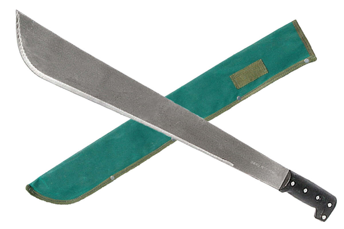 Machete with Sheath 15-Inch