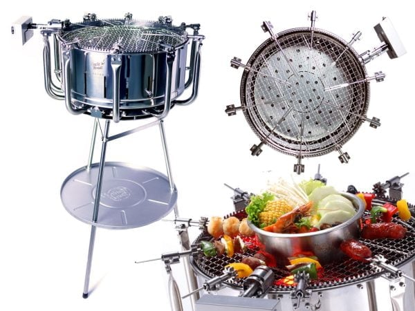 Uncle Roast Automatic Rotisserie BBQ Grill