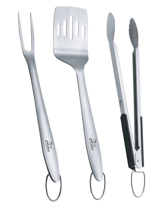 3-Piece Barbeque Grill Tool Set