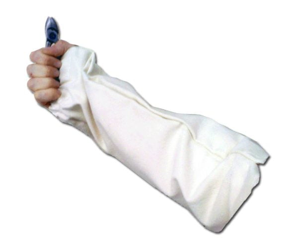 Nylon Fruit Picking Sleeves - 1-Pair White