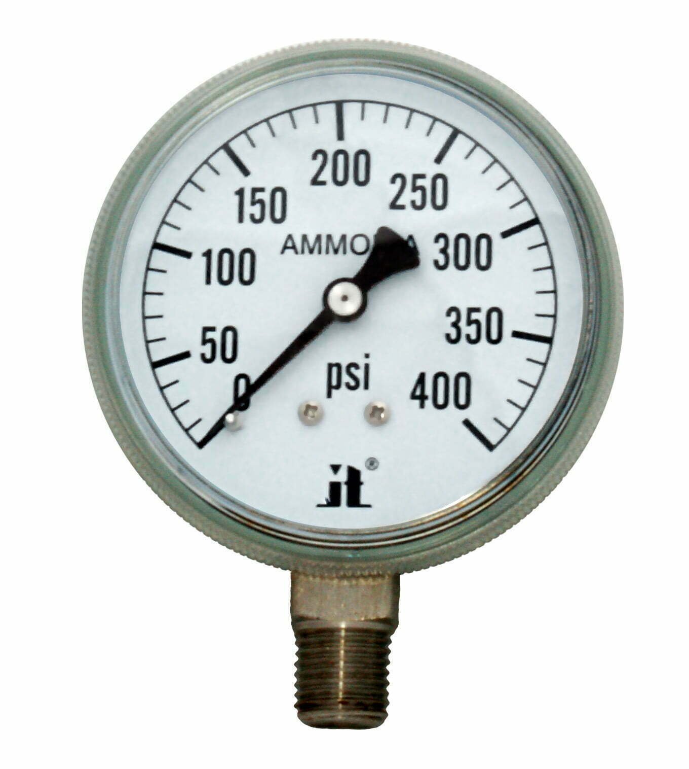 Ammonia Gas Pressure Gauge - 400 PSI