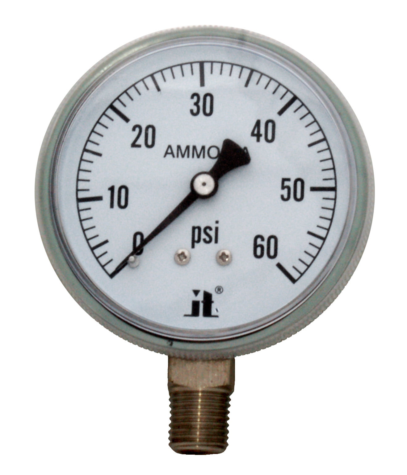 Ammonia Gas Pressure Gauge - 60 PSI