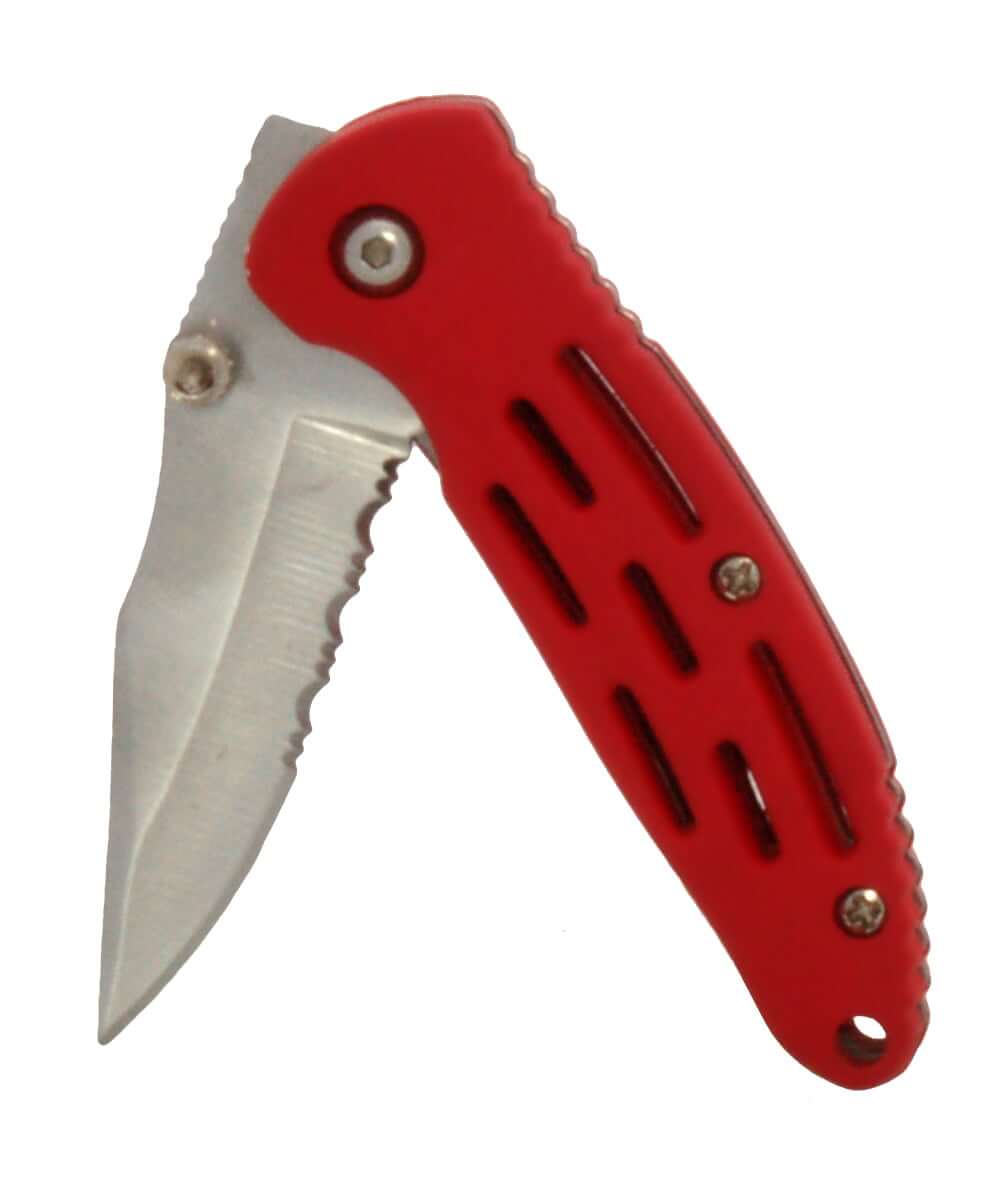 Deluxe Folding Pocket Knife Half Serrated Blade 2.75-Inch