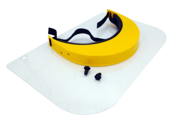 Protective Face Shield with Removable Clear Screen