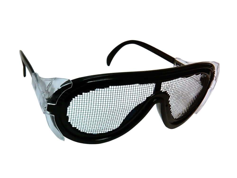 Adjustable Scratch & Fog Free Wire Mesh Safety Glasses