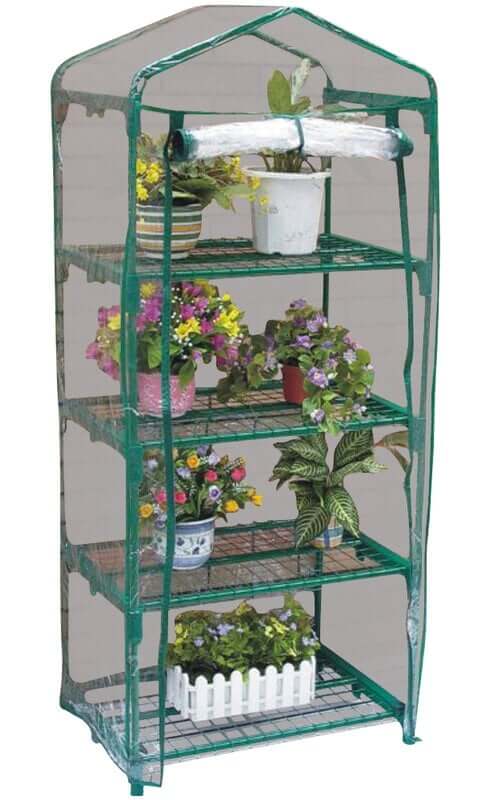 Vertical Greenhouse with Growing Rack-1.5'x2.5'x5'