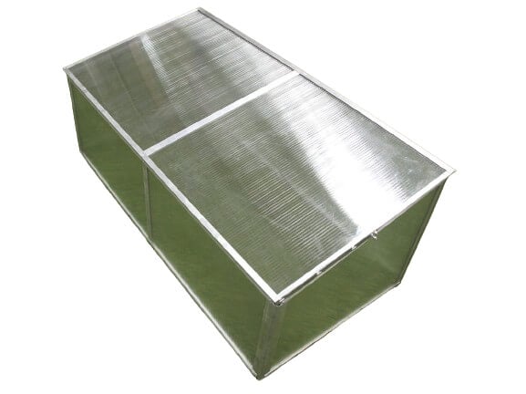 Folding Aluminum Cold Frame Greenhouse