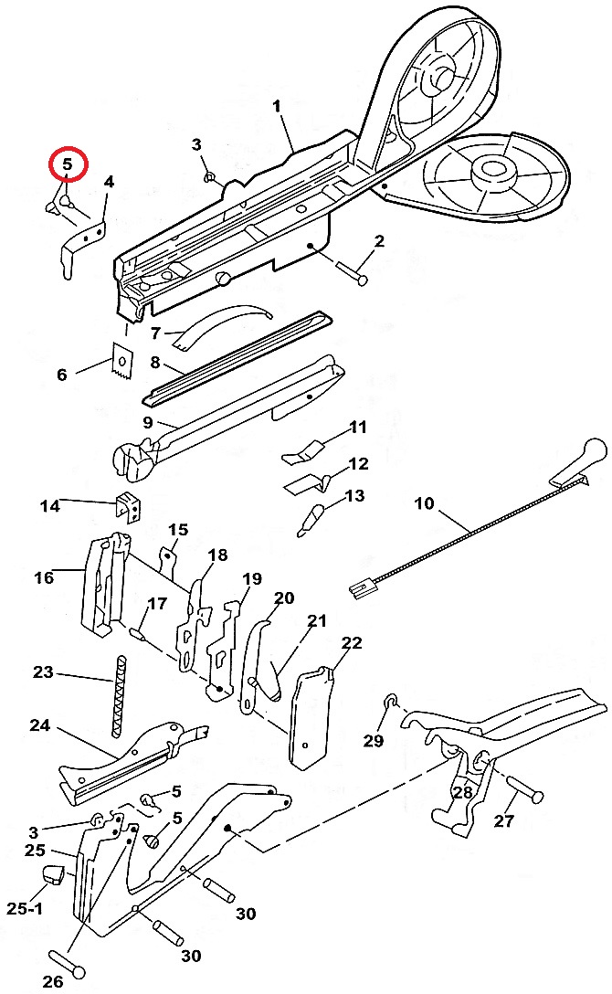 Rod Holder For Tape Tool