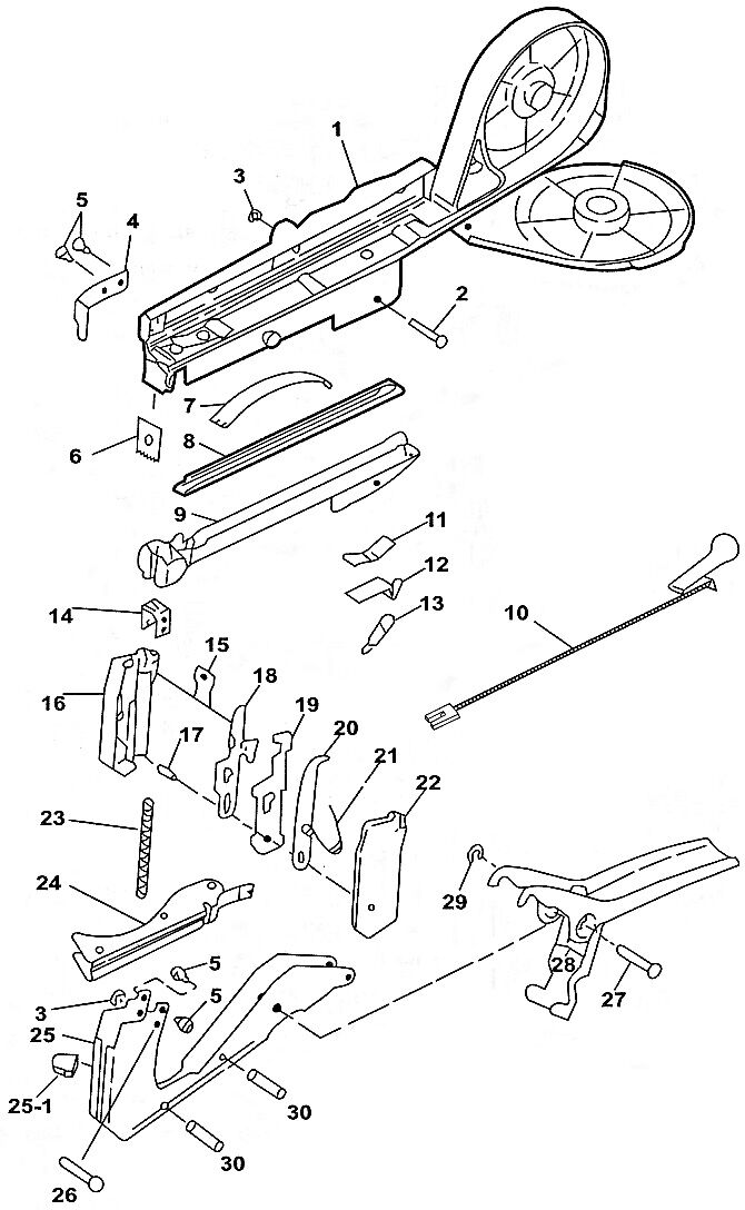 Tape Catch Unit - Tape Tool Replacement Part