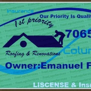 1st Priority Roofing and Renovations logo