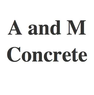 A and M Concrete logo