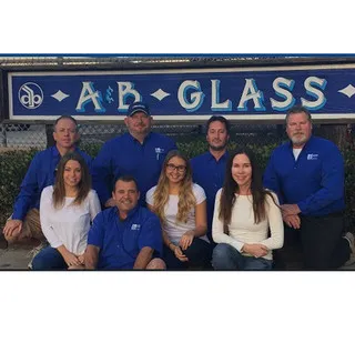 A & B Glass logo