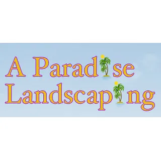 A Paradise Landscaping logo