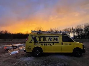 A-team plumbing logo