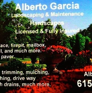 Alberto Garcia Landscaping logo