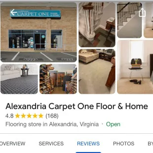Alexandria Carpet One logo