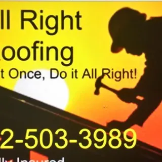 All Right roofing logo