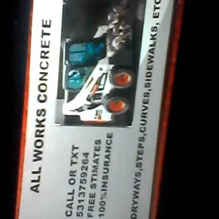 All Works Concrete logo
