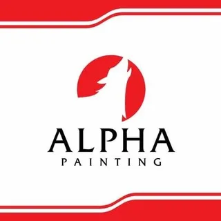 Alpha painting logo