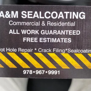 A&M sealcoating logo