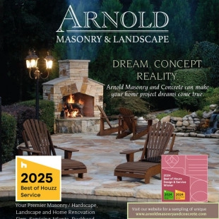 ARNOLD Masonry & Landscape logo