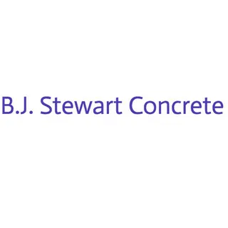 B J Stewart Concrete logo