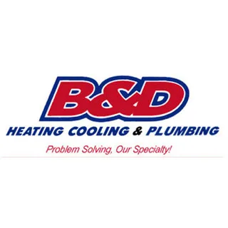 B&D Heating, Cooling and Plumbing logo