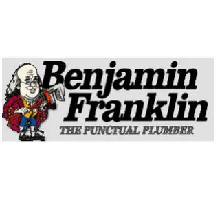 Benjamin Franklin The Punctual Plumber logo