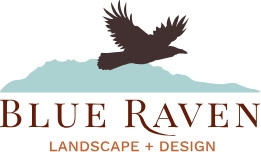 Blue Raven Landscape + Design logo
