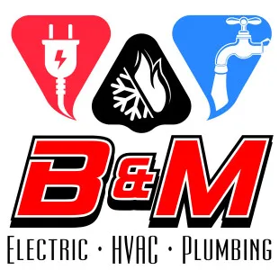B&M Electric Home Maintenance logo