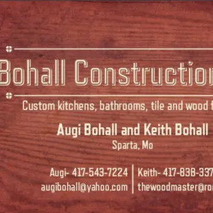 Bohall Construction LLC logo