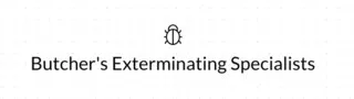 Butcher's Exterminating Specialists logo