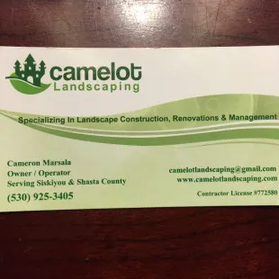Camelot Landscaping logo