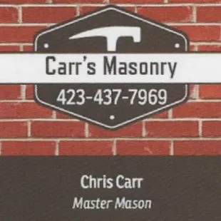 Carr's Masonry logo