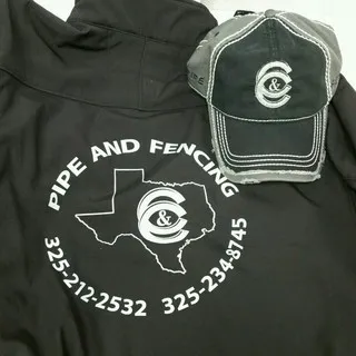 C&C Pipe and Fencing logo