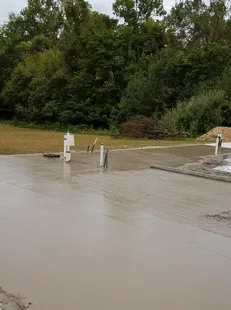 C&D Custom Concrete logo