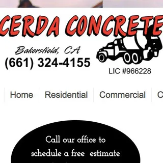 Cerda Concrete logo