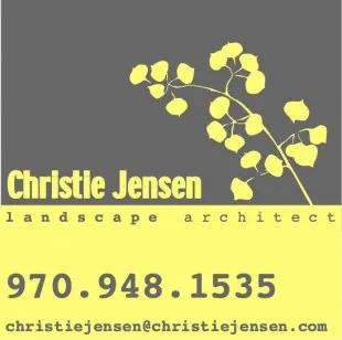 Christie Jensen, landscape architect logo