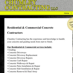 Chumley Contracting logo