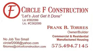 Circle F Construction logo