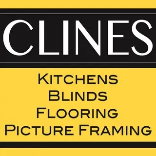 Cline's Carpet and Blinds logo