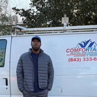 Comfortable Heating and Cooling logo