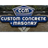 Custom Concrete & Masonry logo