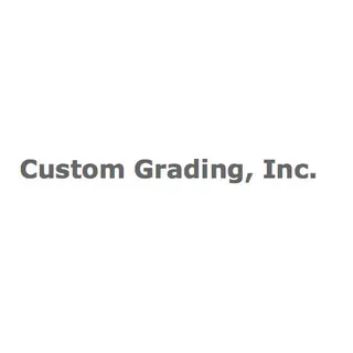 Custom Grading, Inc. logo