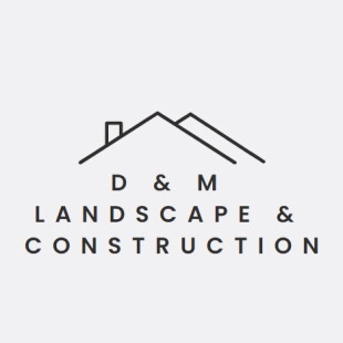D & M landscape & Construction logo