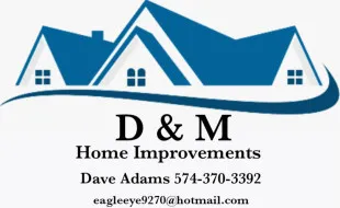 D & M Home Improvements logo