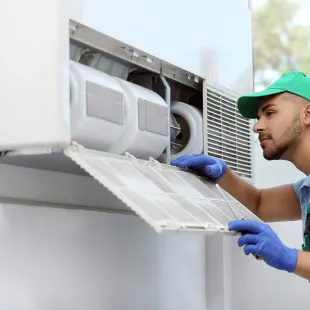 Delux Heating & Cooling Brandon logo